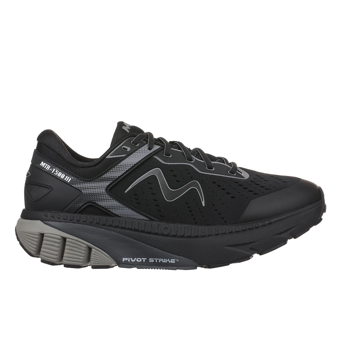 MBT Men's MTR-1500 III Lace Up - Black / Black (703602)